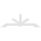 Ekena Millwork Vanguard Architectural Grade PVC Gable Bracket, 108"W x 36"H x 2"D x 6"F, 8/12 Pitch GBP108X36X0206VAN00 - alternate 5